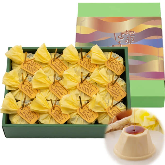 地卵はちみつぷりんの商品・パッケージ写真