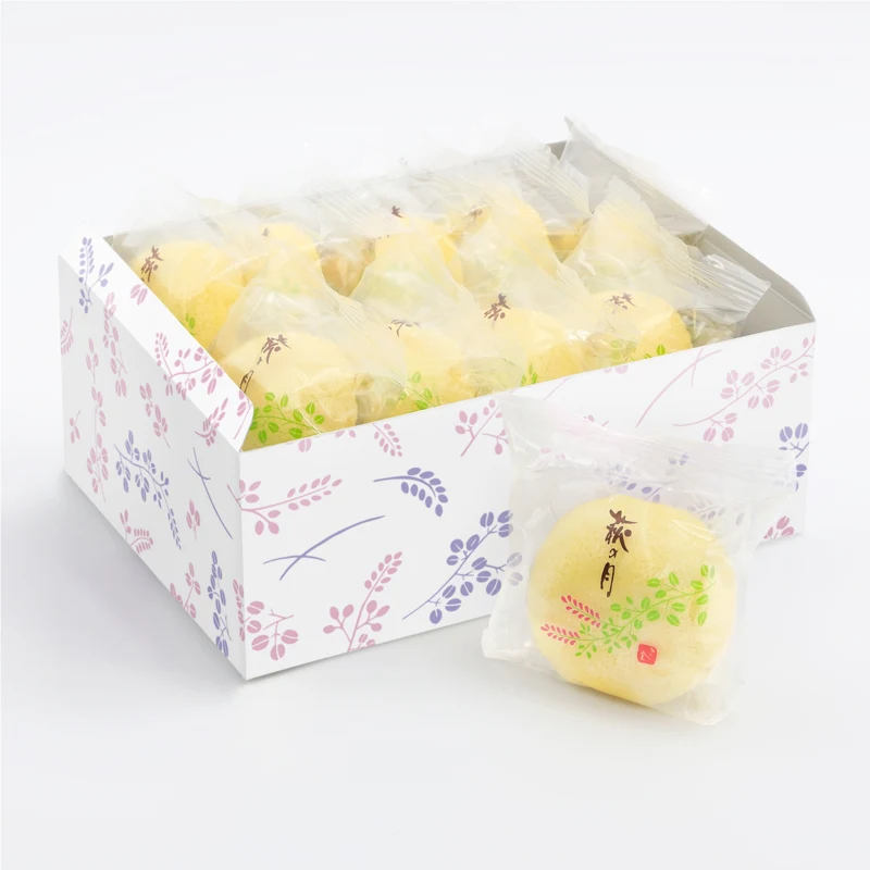 萩の月10個入（簡易箱）の商品・パッケージ写真